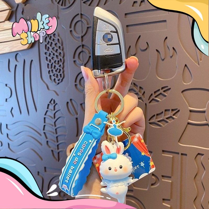 Móc Khóa Thú Nhảy Múa Cute Phụ Kiện Túi Xách Dễ Thương 02MKT - Minkey