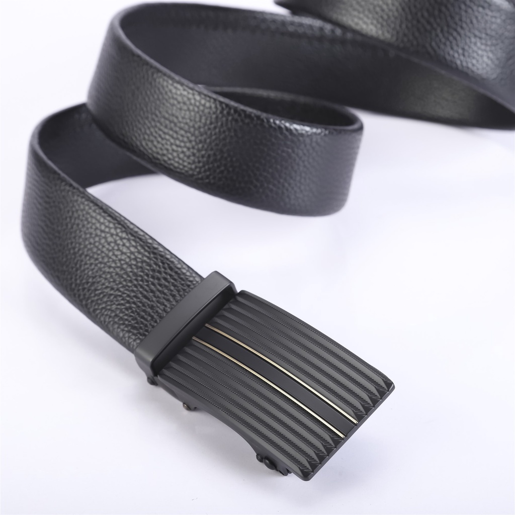 Thắt Lưng Nam Da Bò DETU L3115 Khóa Tự Động Cao Cấp