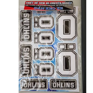 Logo Ohlins đổ nổi