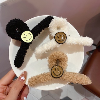 Winter luxury hair clip Crab claw hair clip with cute Korean style plush hair clip for women