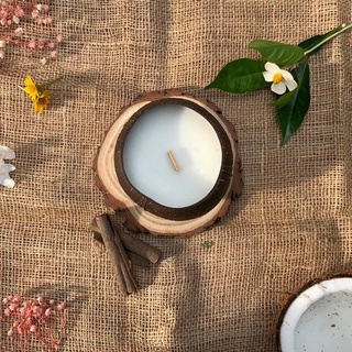 Nến Thơm Gáo Dừa - Cinnamon Spice