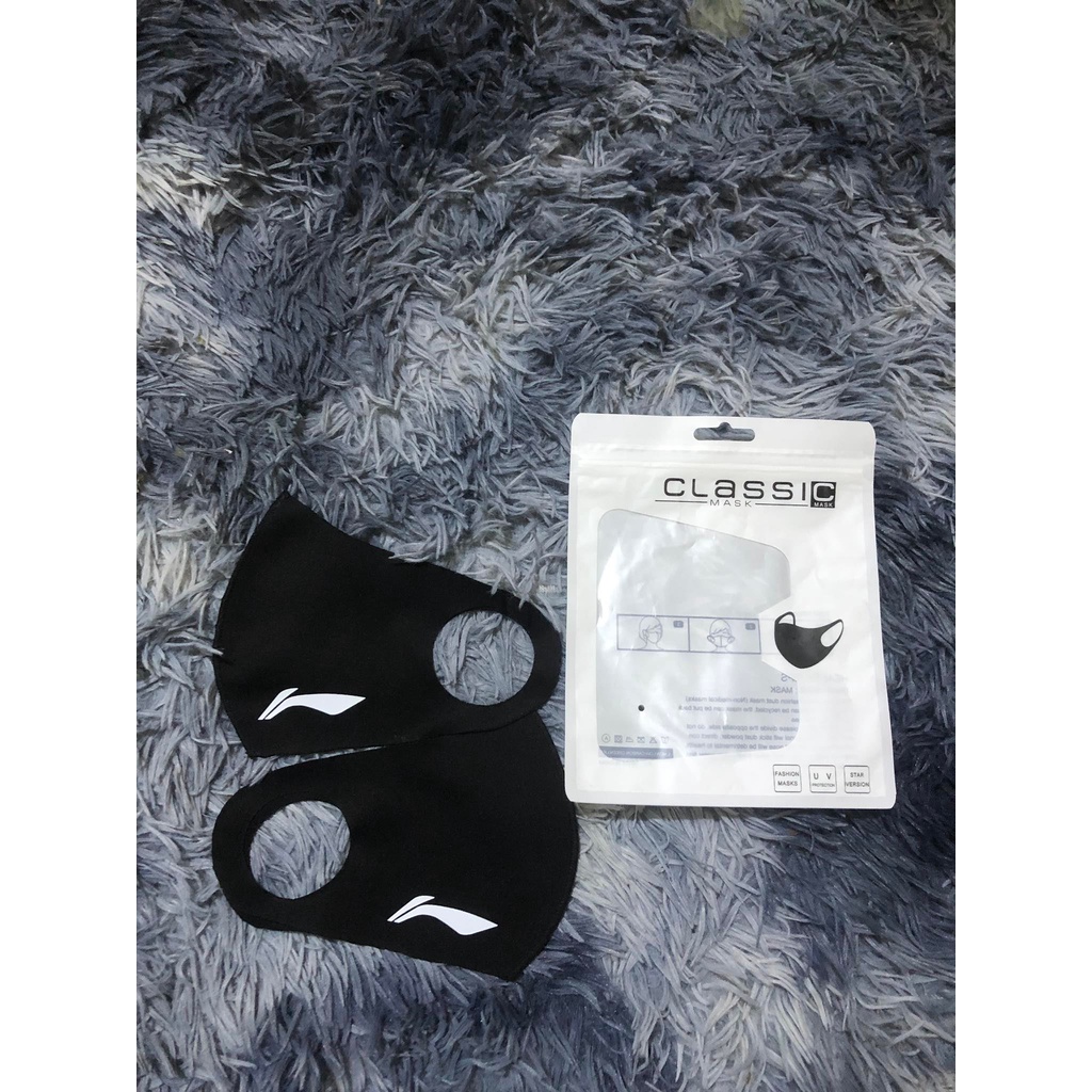 Combo 3 chiếc khẩu trang vải Li-ning cao cấp