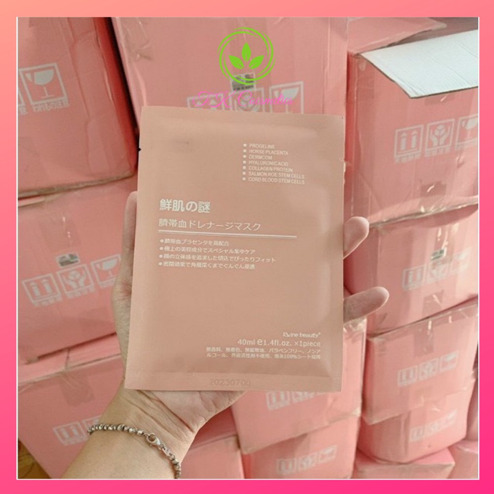 [ Mua 1 tặng Voucher 20k, tặng 1 Mask Collagen 40k] 𝐌𝐀𝐒𝐊 𝐍𝐇𝐀𝐔 𝐓𝐇𝐀𝐈 𝐍𝐇𝐀̣̂𝐓 - Mặt Nạ Nhau Thai ( Hộp 50 miếng)