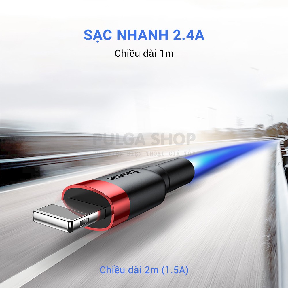 CÁP SẠC KIM CƯƠNG 18W IOS 2.4A PD40I - Dây Dù - Bền Đẹp - Chính Hãng HD Design