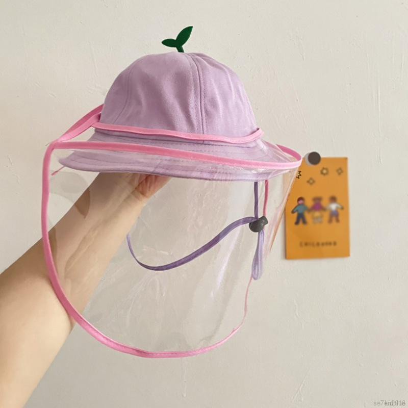 Nón Tai Bèo Có Tấm Che Mặt Chống Rơi Dành Cho Trẻ Em