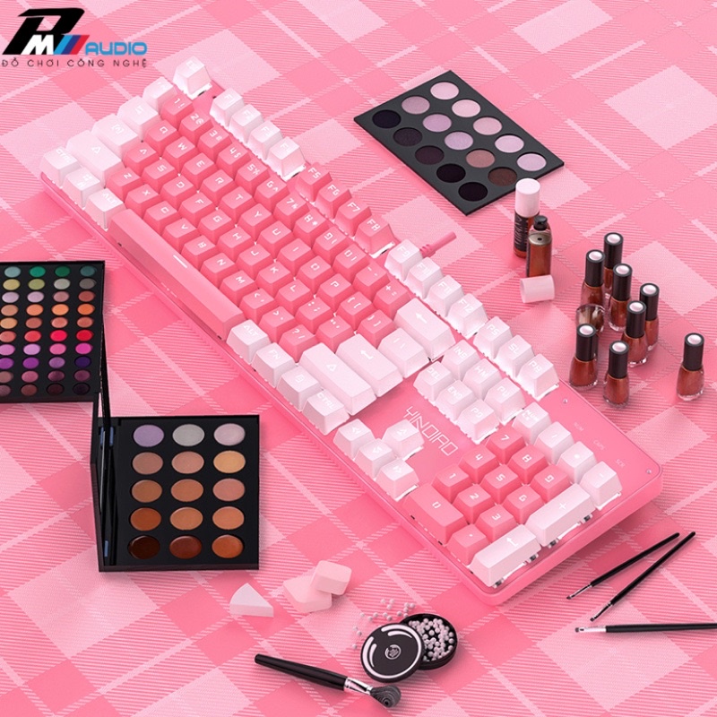 Bàn Phím Cơ Gaming K400-PRO 87 Nút YINOIAO Có Led RGB Nhiều Chế Độ Dùng Cho Máy Tính Laptop Chơi Game,Làm Việc Văn Phòng