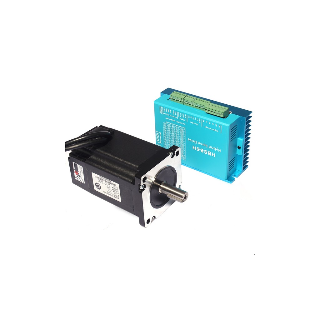 Bộ động cơ bước lai Hybrid Servo Leadshine 8.5 Nm (Driver HBS86H & Motor 86HSE8.5N)