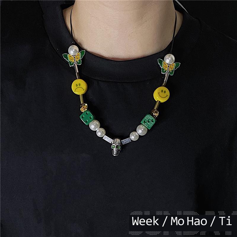 vòng cổ Mặt Hình Xúc Xắc Phong Cách Hip Hop Cá Tính