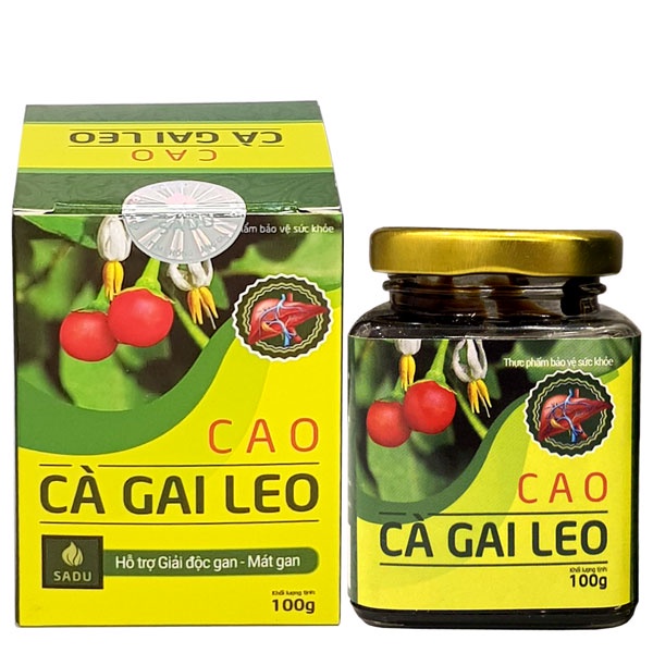 100g Cao Cà Gai Leo Sadu (Cao dẻo) -  Bảo vệ lá gan gia đình bạn (Sadu)