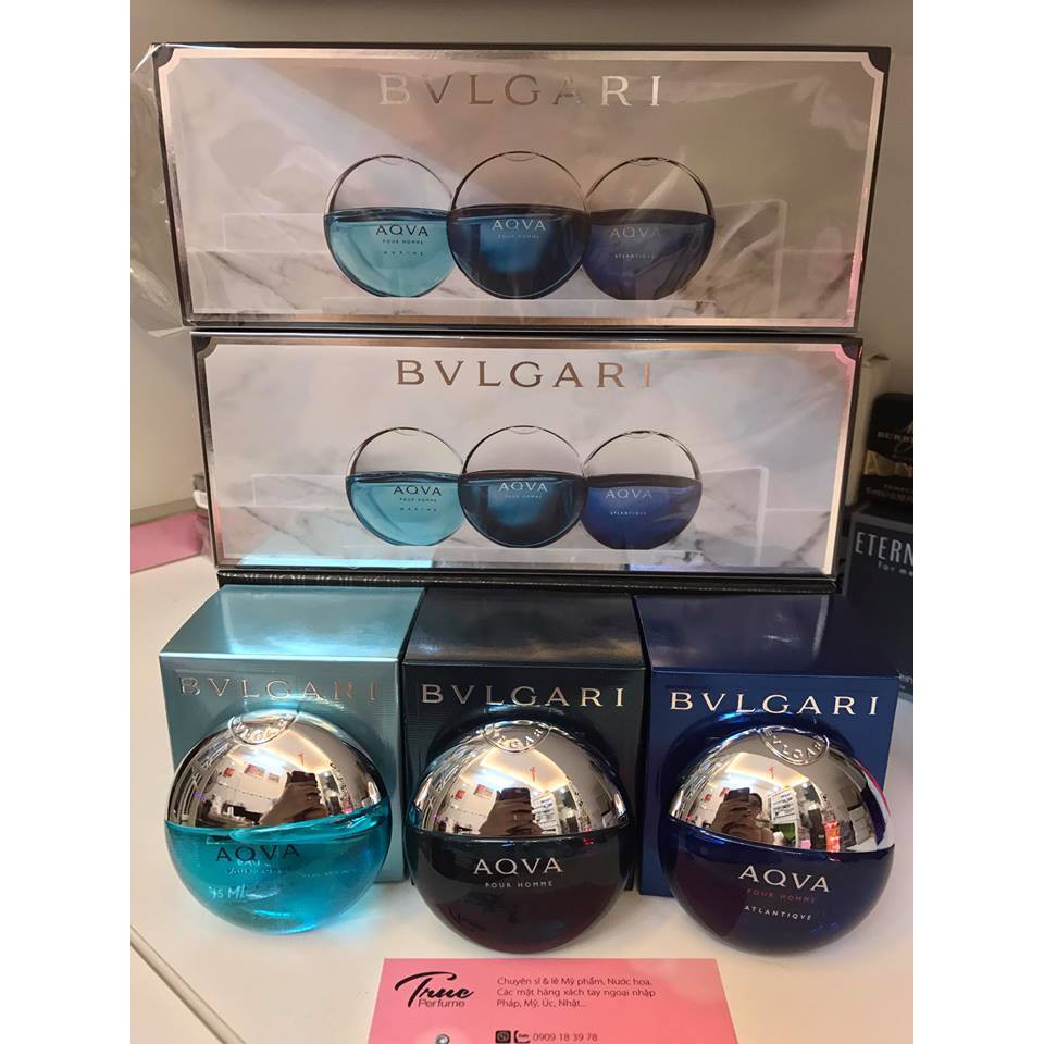 Trọn bộ nước hoa Bvlgari AQVA