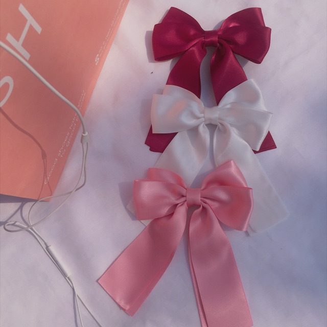 Nơ rainbow , phụ kiện tóc xinh