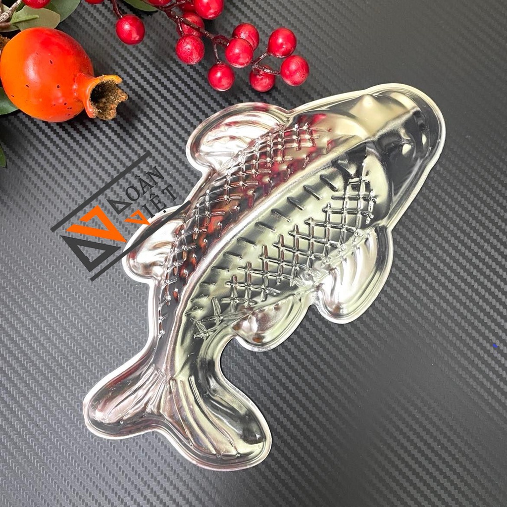 [KHUÔN CÁ CHÉP] Khuôn NHẤN XÔI, RAU CÂU, BÁNH TỔ , PATE, CHẢ LẠNH... nhiều size - nhôm Xi gia công BÓNG ĐẸP SẮC SẢO