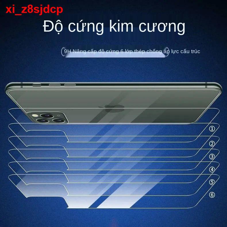 Dán phim cường lực mặt sau iPhone 6 bảo vệ full màn hình iphone6, chống rơi vỡ, cháy nổ film, kính màng vỏ phía