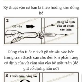 vít nở thạch cao 6m,túi 100 cái
