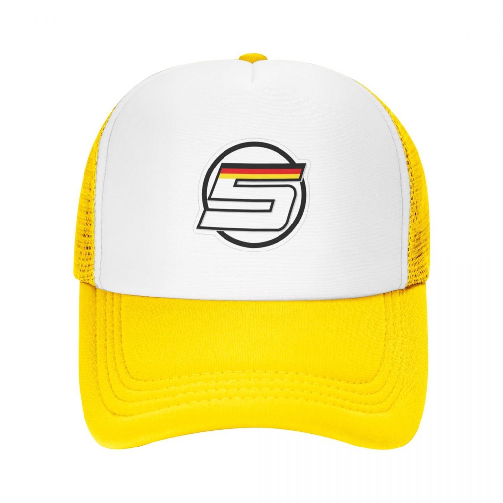 Sebastian Vettel Người Lớn Lưới Mũ Trucker Nam Nữ Vành Phẳng Mũ Bóng Chày Lưới Độ Cứng Cao Có Thể Đi