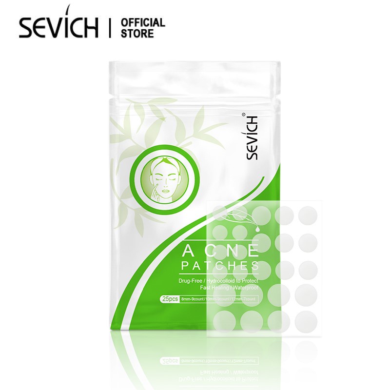 Set 25 miếng dán mụn Sevich tinh chất tràm trà cải thiện mụn hiệu quả