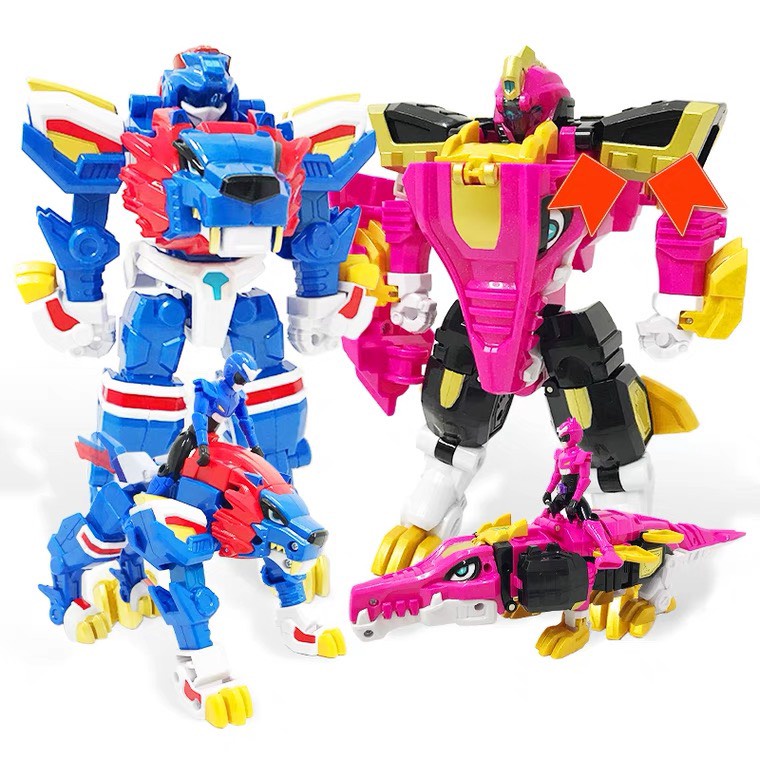 MiniForce Mô Hình Đồ Chơi Robot Biến Hình, biệt đội siêu nhân nhí