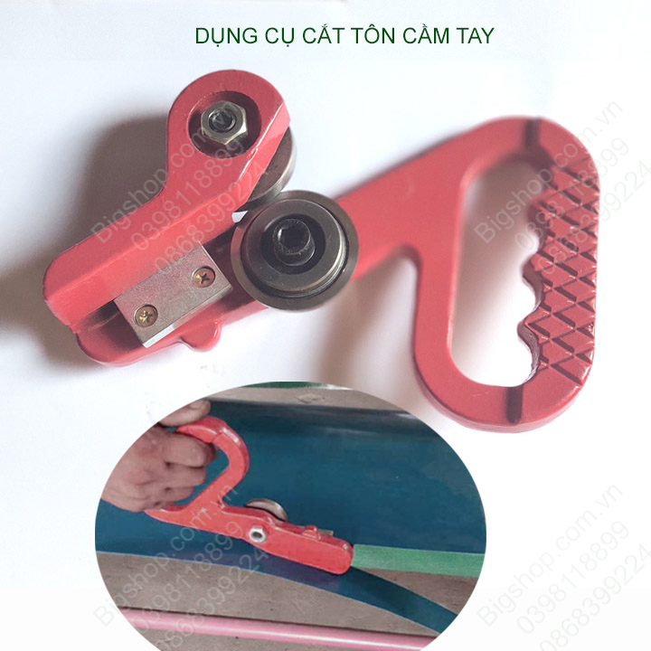 Dụng cụ cắt tôn cầm tay, cắt tôn nhanh và dễ dàng