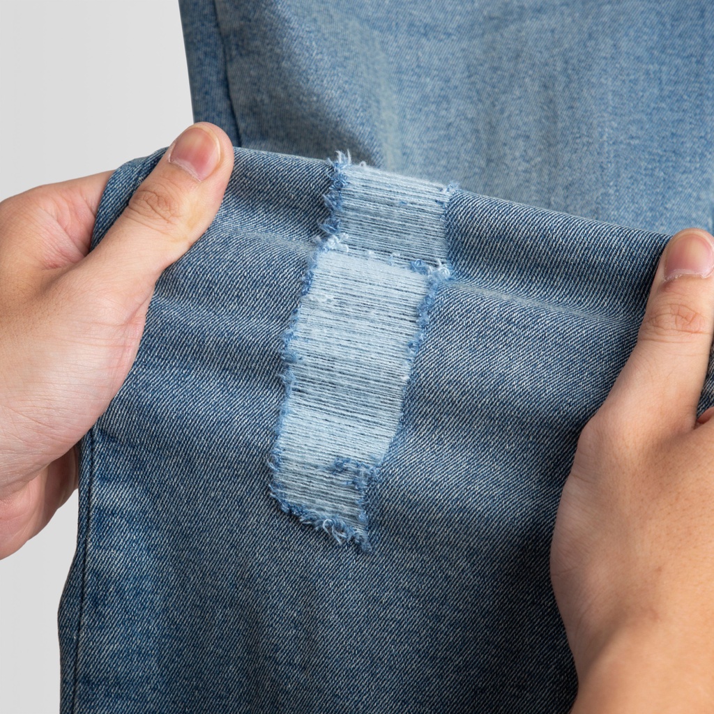 Quần jeans nam SKINNY BLUE cao cấp, dày dặn, co giãn tốt, chuẩn form - FEAER