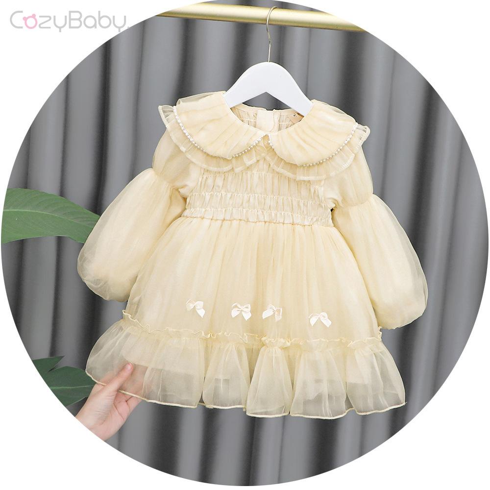 Đầm Công Chúa Thời Trang Mùa Xuân Hàn Quốc Dành Cho Bé Gái