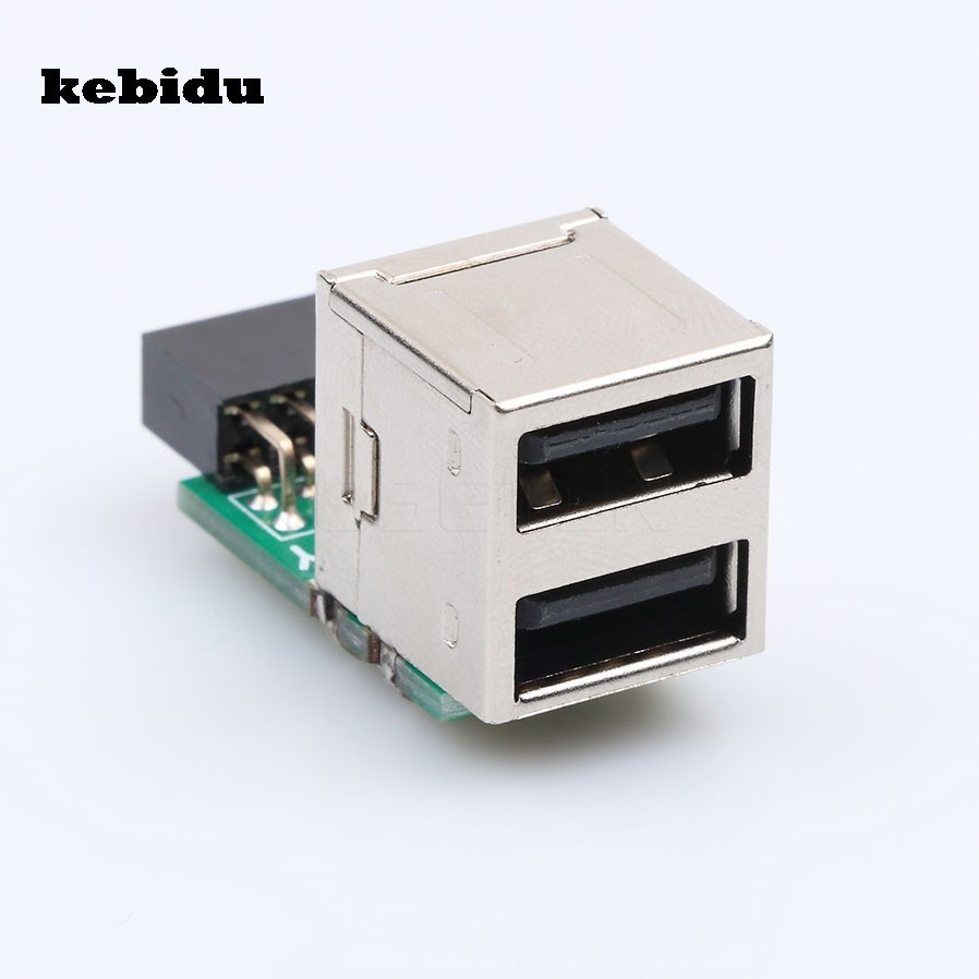 Hub chuyển đổi USB 2.0 9PIN sang 2 USB female