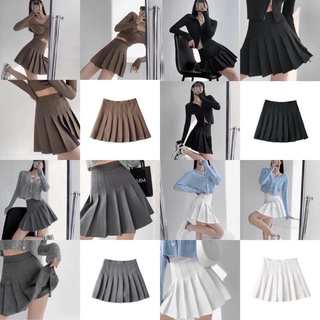 Chân váy TENNIS xếp ly HOT TREND dáng chữ a lưng cao phong cách hàn quốc thiết kế xòe kiểu xếp li ngắn thời trang