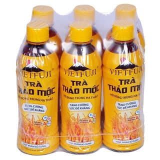 Trà thảo mộc với đông trùng hạ thảo vietfuji