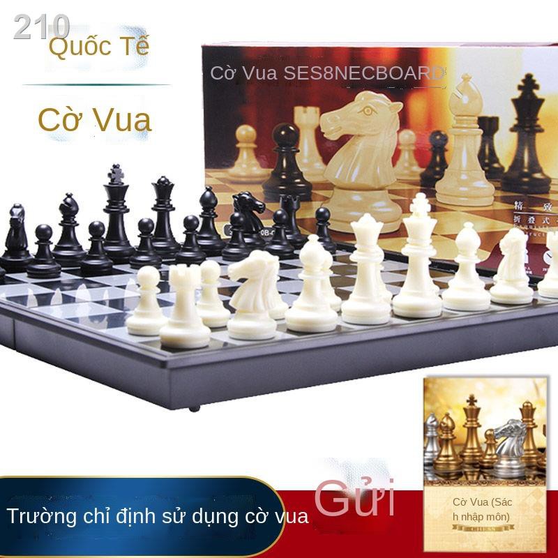♨❍❀Bộ Cờ Vua Bảng Gấp Từ Tính Cuộc Thi Dành Cho Học Sinh Tiểu Và Trẻ Em Đào Tạo Sử Dụng Đồ Trang Trí Chơi Lớn Người