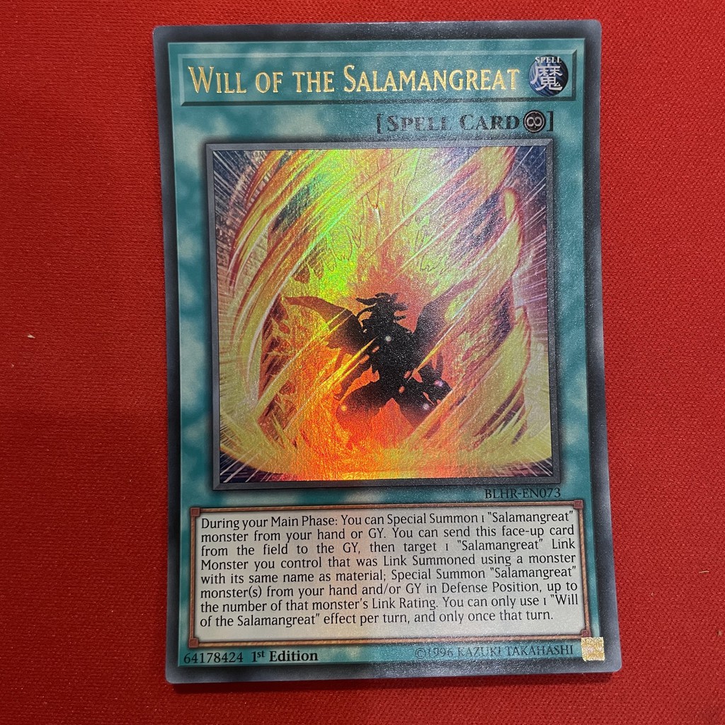 [EN][Thẻ Bài Yugioh Chính Hãng] Will Of The Salamangreat