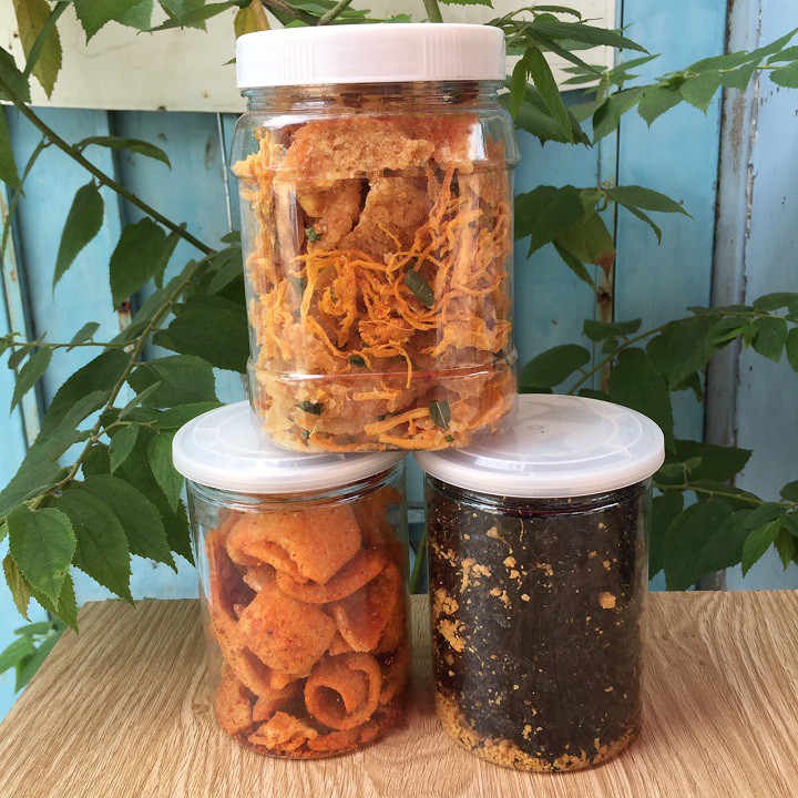 Combo 3 hũ rong biển - da heo - cơm cháy khô gà HIỆU SK FOOD | BigBuy360 - bigbuy360.vn