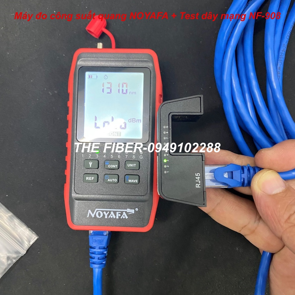Máy đo công suất quang và Test cáp mạng NOYAFA NF-908