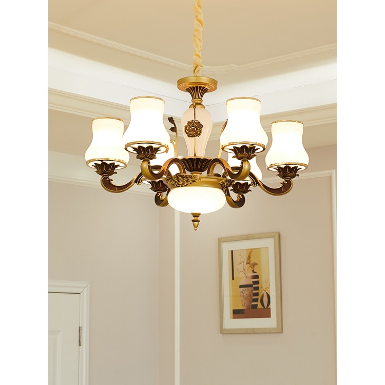 Đèn chùm phong cách Châu Âu trang trí phong khách sang trọng - Đèn trang trí gia đình, nhà hàng, phòng khách, phòng ngủ