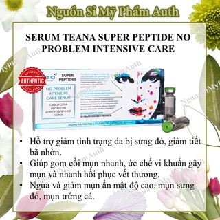 Hộp 10 ống tean supper peptidess intensivee care hỗ trợ loại bỏ mụn