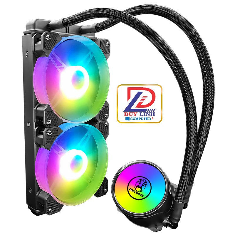 [Mã ELHAMS5 giảm 6% đơn 300K] Tản Nhiệt Nước All in One Coolmoon ICEMOON 240 RGB