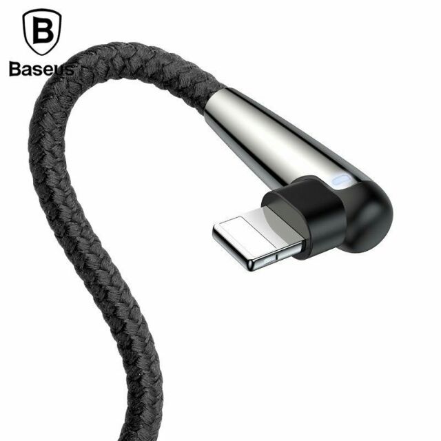 Cáp sạc nhanh  siêu bền Baseus Sharp Bird Lightning cho iPhone/ iPad (Metal MVP Elbow Mobile Game Cable)
