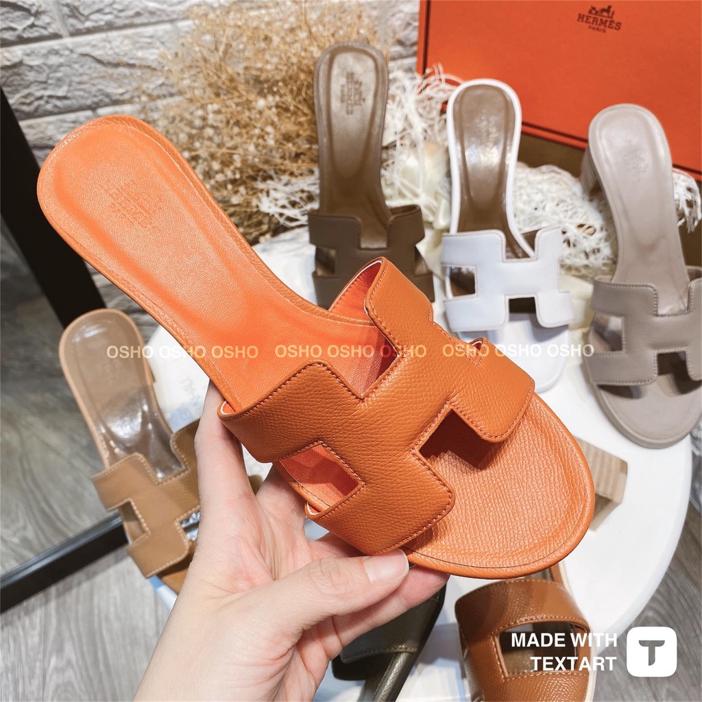 Guốc HƠ MEC gót vuông sang chảnh 5cm OSHO, chất da lì mềm, phom chuẩn ôm chân, full bill thẻ túi hộp xốp