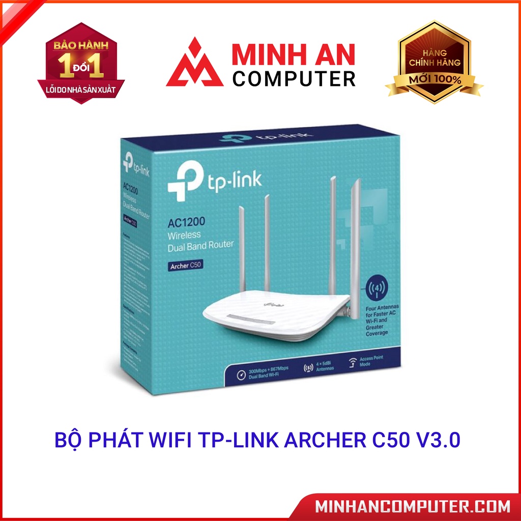 Bộ phát Wifi TP-LINK Archer C50 V3.0