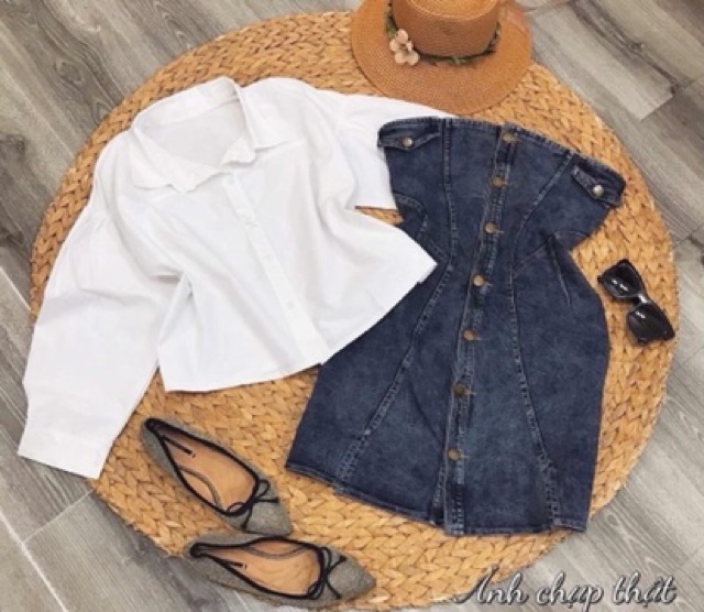 ❤️ SET ĐẦM ỐNG JEAN + SOMI PHỒNG