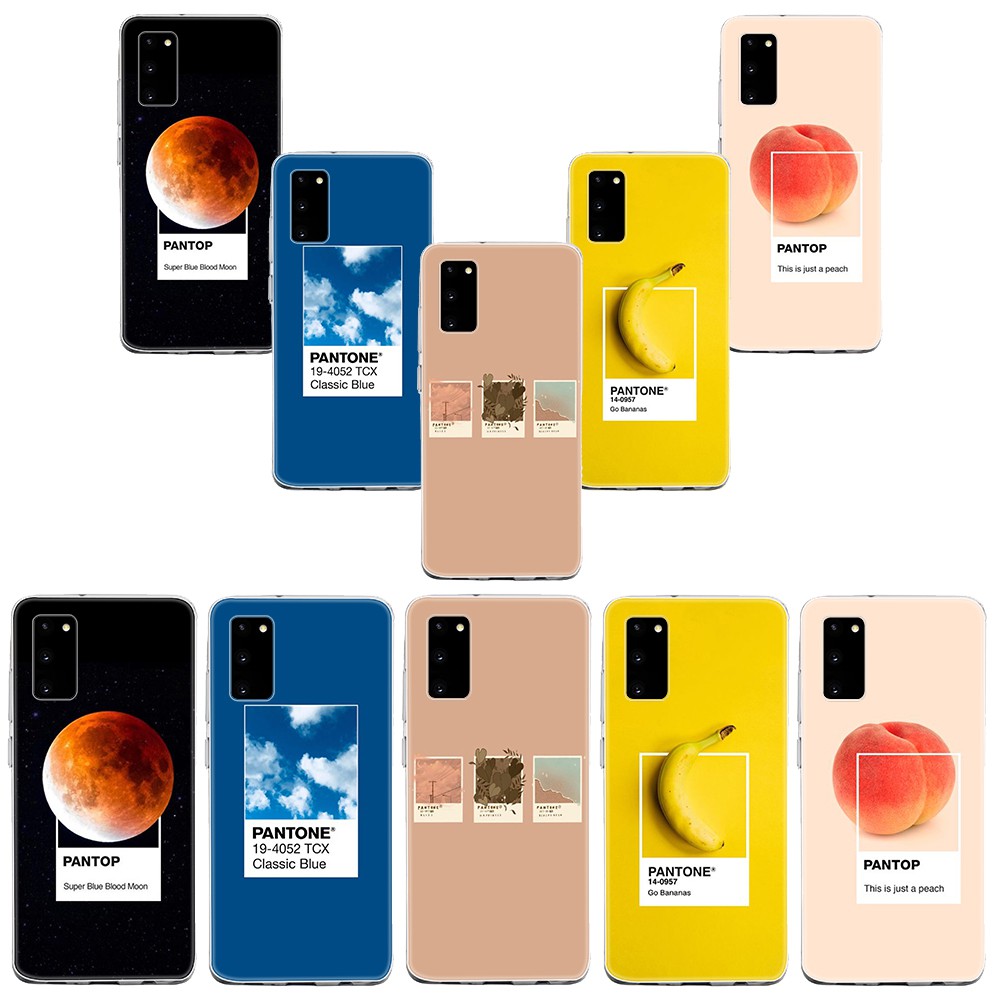 Ốp điện thoại silicon mềm họa tiết PANTONE ART 90YF cho Samsung Galaxy A10 A10s A11 A20 A20s A21s A30 A30s A50 A50s A70