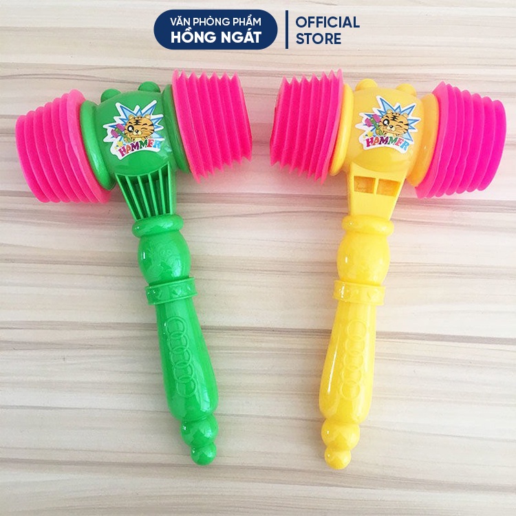 Búa đồ chơi trẻ em, búa nhưa hơi 2 đầu giáo cụ dạy học tiếng anh của giáo viên GC26