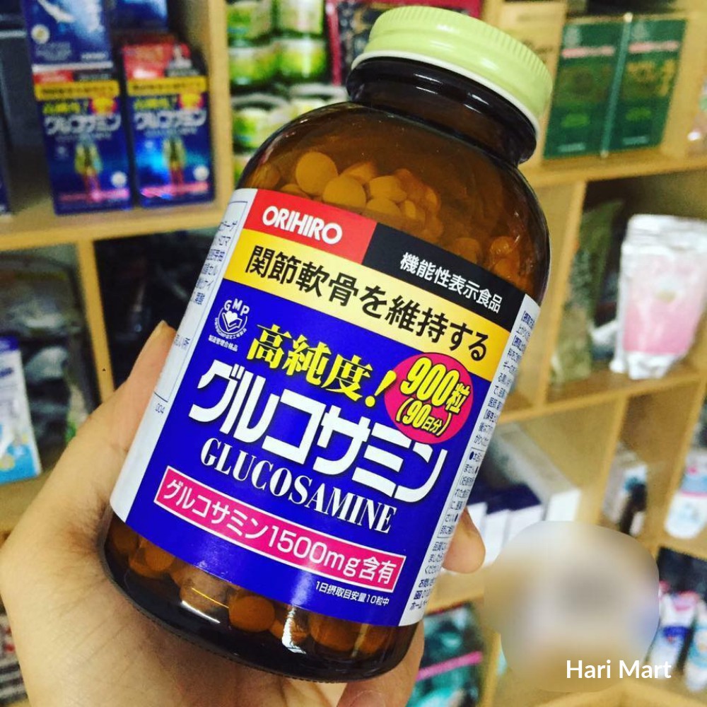 Viên uống Glucosamine 1500mg Orihiro hộp 900 viên Nhật Bản