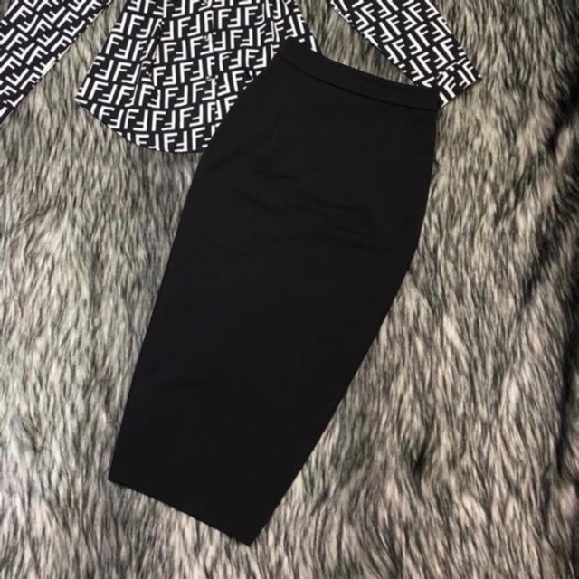 VITRAN BOUTIQUE Chân Váy Bút Chì Công Sở Dáng Dài Cạp Cao Xẻ Sau Nữ Thun Cotton Xịn Dày Co Dãn Basic Trơn ĐơnGiản (CVBC) | BigBuy360 - bigbuy360.vn