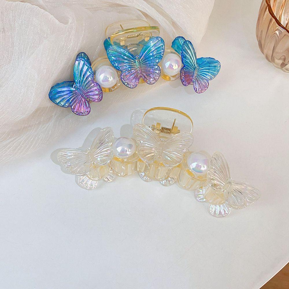 MXGOODS Kẹp Tóc Càng Cua Họa Tiết Hình Học Đơn Giản Ngọt Ngào Thời Trang Mùa Hè Cho Nữ