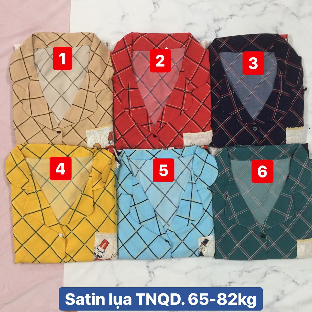 🎯🎯🎯ĐỒ BỘ SATIN LỤA TNQD BIGSIZE ( 65-80 kg ) 🎯🎯🎯