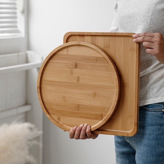 Khay trà bằng tre tự nhiên thân thiện với môi trường