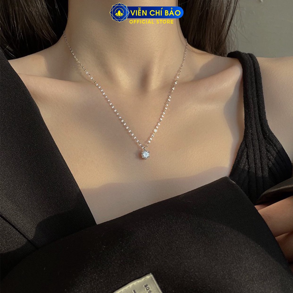 Dây chuyền bạc nữ tinh tú chất liệu bạc 925 thời trang phụ kiện trang sức nữ Viễn Chí Bảo D400769