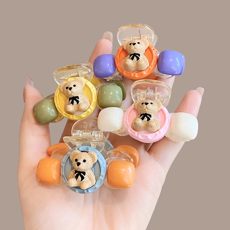 Kẹp Tóc Hình Gấu Hoạt Hình Xinh Xắn Cho Bé Gái