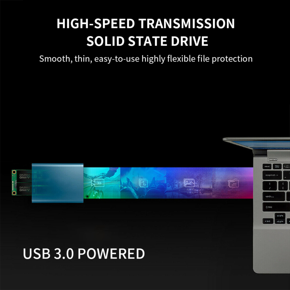 Ổ Cứng Ssd Type-C Usb 3.0 Tốc Độ Nhanh Dung Lượng 2tb | BigBuy360 - bigbuy360.vn