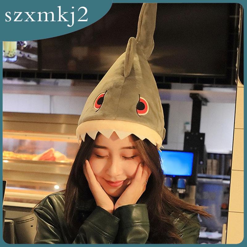 Mũ Hình Cá Mập Vui Nhộn Phụ Kiện Chụp Ảnh Cho Người Lớn szxmkj2