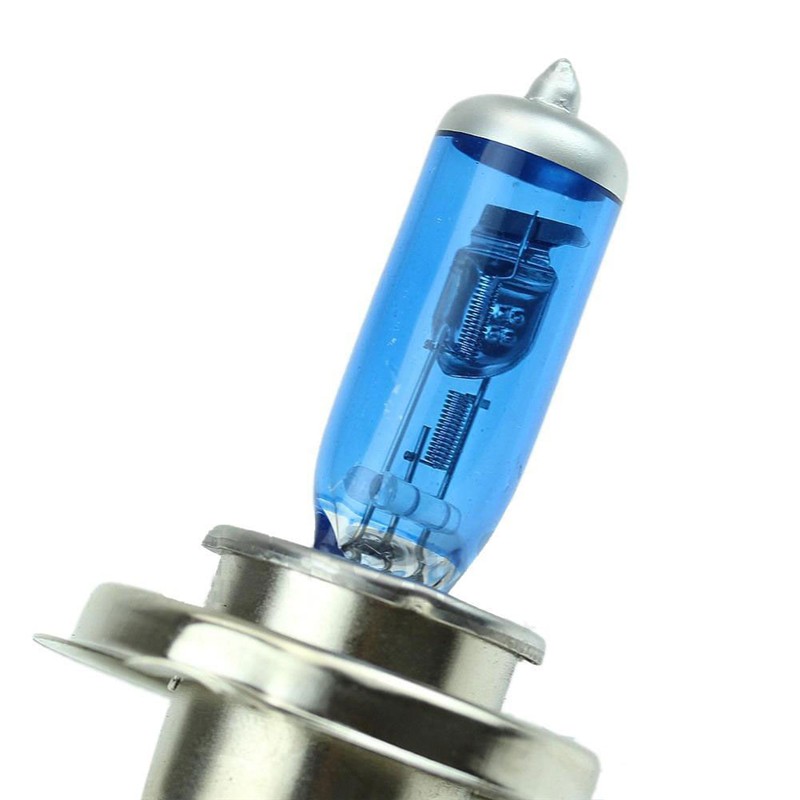 Bộ 2 Đèn Pha H4 55W Dc12V Bi-Xenon Hid 6000K Ánh Sáng Trắng